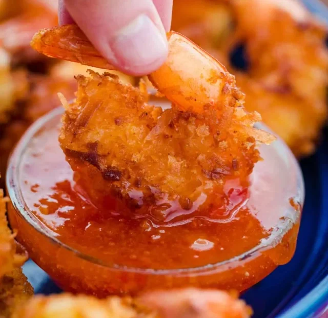 Coconut Shrimp with the Best Sauce