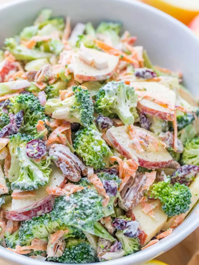 Broccoli Apple Salad Recipe