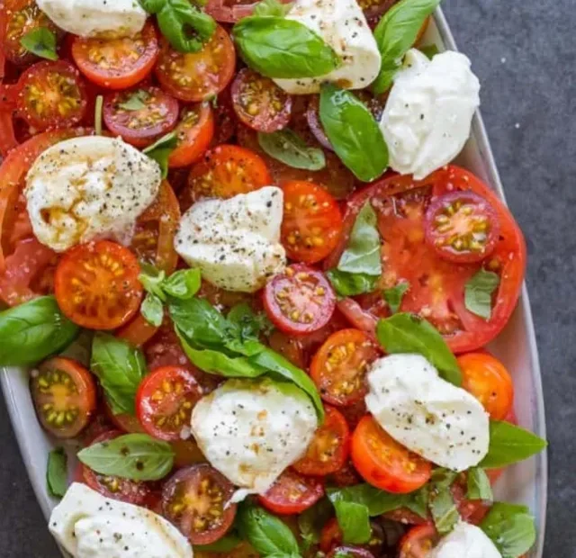 Tomato Burrata Salad Recipe