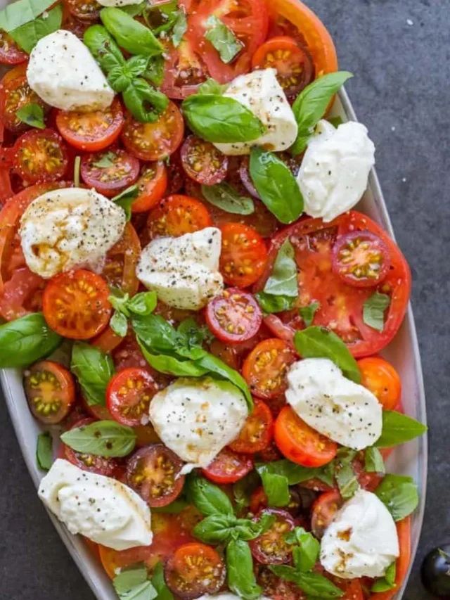 Tomato Burrata Salad Recipe