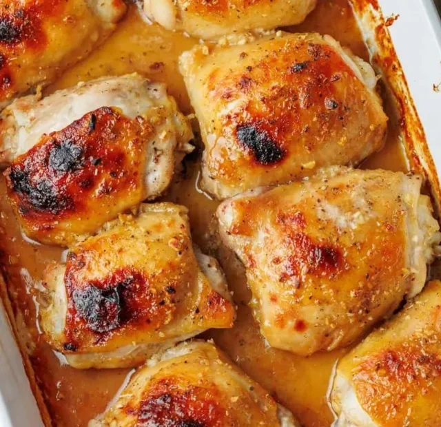 Honey Mustard Chicken Thighs Recipe