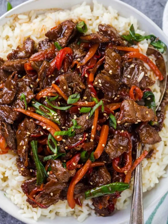 Mongolian Beef (Easy, 30-Minute Recipe)