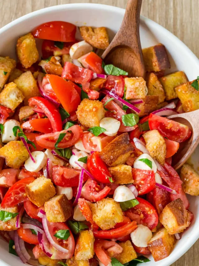 Panzanella Salad with the Best Dressing