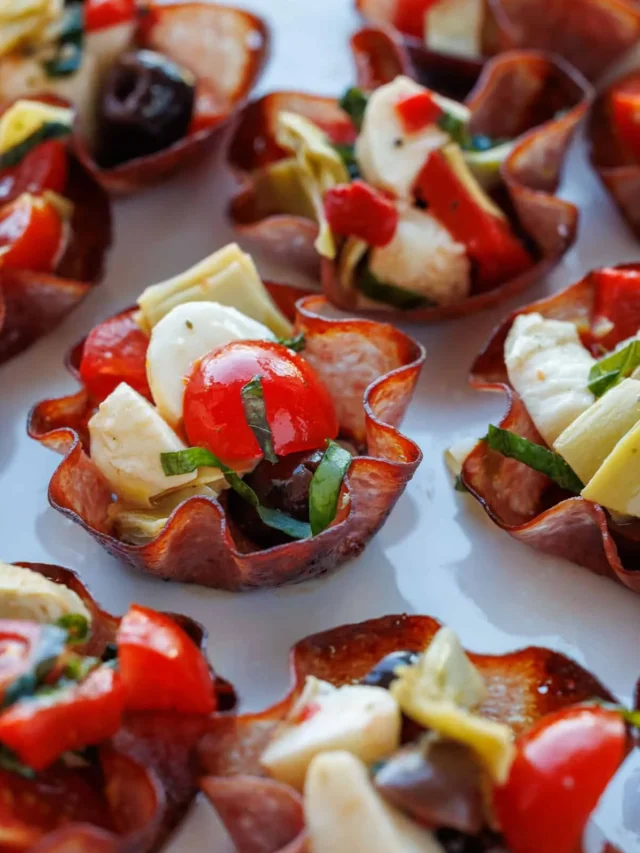 Salami Cups Appetizer Recipe