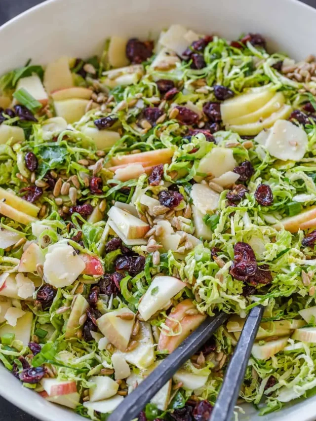 Shaved Brussels Sprout Salad